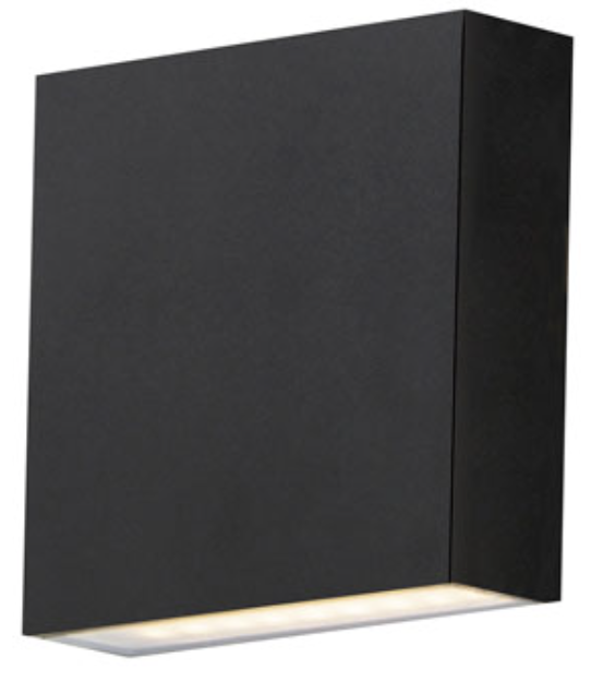 Luminaria tipo aplique para exteriores de 4.75" de LED integrado de 8W 3000K 500lm, Dimeable