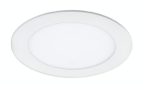 Luminaria para empotrar en cielo 4" de LED integrado 8W, CCT 27‑30‑35‑40‑5000K, 725lm. Dimeable ELV/TRIAC. Wet Location