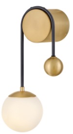 Luminaria tipo aplique de interior, para lámpara base E12. 120V. Dimeable. Damp Location