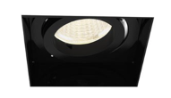 Luminaria para empotrar en cielo dirigible de LED integrado 15 W 3000K, 1290lm, Dimeable