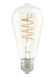 Lampara LED ST64 4W base E27, 2200K, 260lm